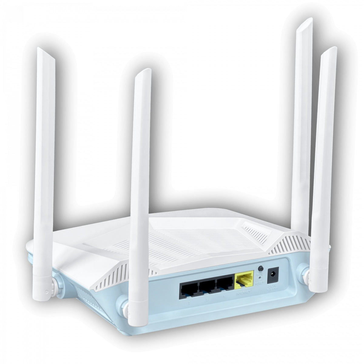 R15 D-LINK Enrutador WiFi 6 AX1500 Doble Banda (5GHz a 1200Mbps + 2,4GHz a 300Mbps) con 4 puertos Gigabit (1 WAN) y Antenas Fijas