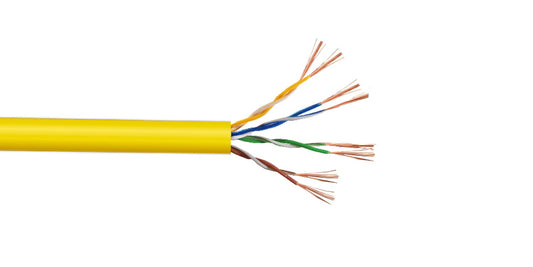 CBL-MM3 Cable multifilar UTP de cobre Cat5E color amarillo de 300 metros para patch LINKMADE