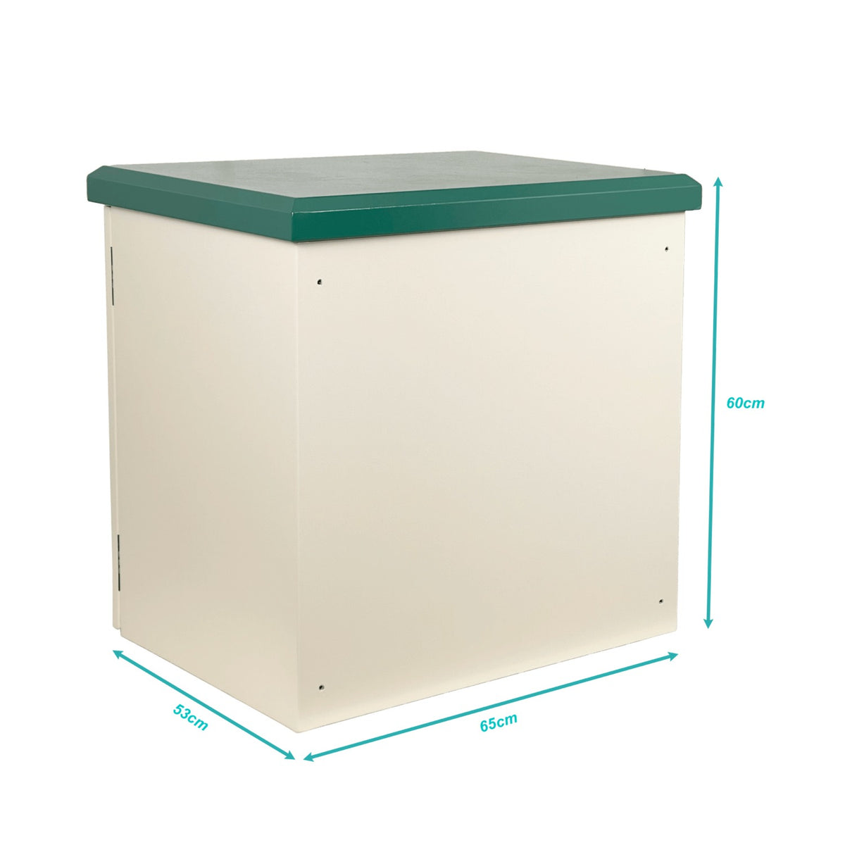 RK10-4LE LINKMADE Armario 10U 614x450mm para Instalación Exterior en Muro o Poste IP65 con Bandejas, Ventilación y PDU