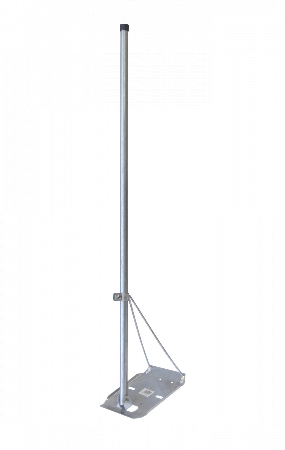 TRIPODE-1 Trípode de 120cm con Caño de 1 Pulgada y Base Cuadrada Galvanizada de 24x24cm