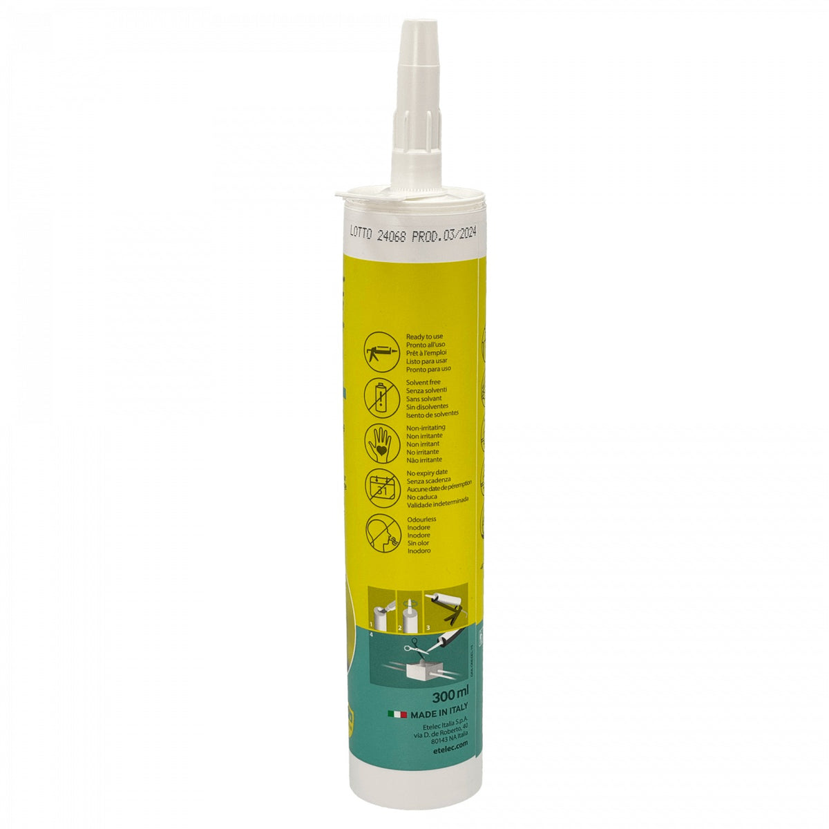GEL-DIELECTRIC Compuesto Aislante Dieléctrico IP68 300ml No Perecedero Inodoro -60 a 200ºC
