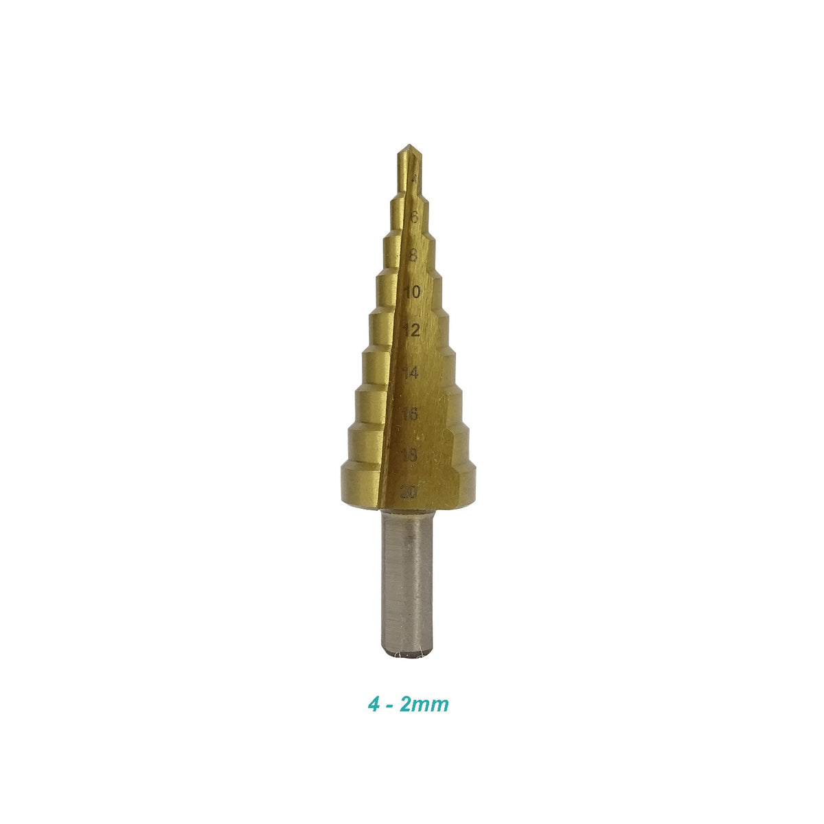 BROCA-PINO3 FERRETOOLS Juego 3-Brocas Árbol 4-12 4-20 4-32mm p/Acero HSS Graduadas