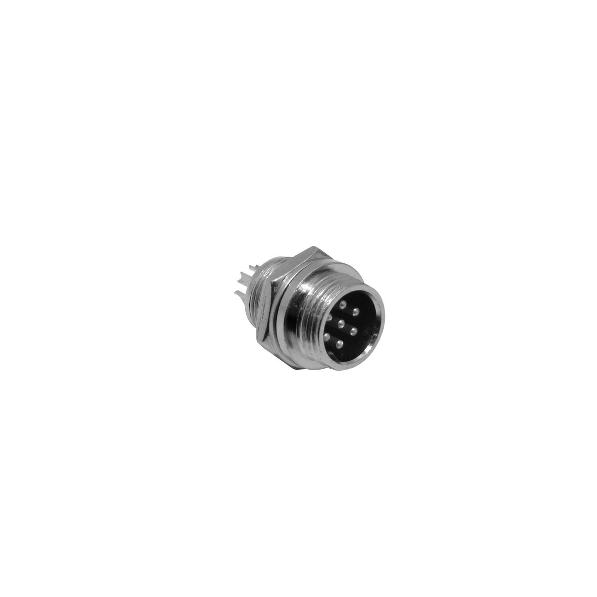 GX12MC-7 Conector de panel macho 7 contactos tipo aviación GX12 soldable