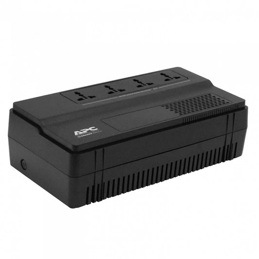 BV500 APC UPS de respaldo 500VA/300W, 4 salidas universales, regulador AVR, batería interna 1x4.5Ah, incluye conector Anderson, color blanco 32WH