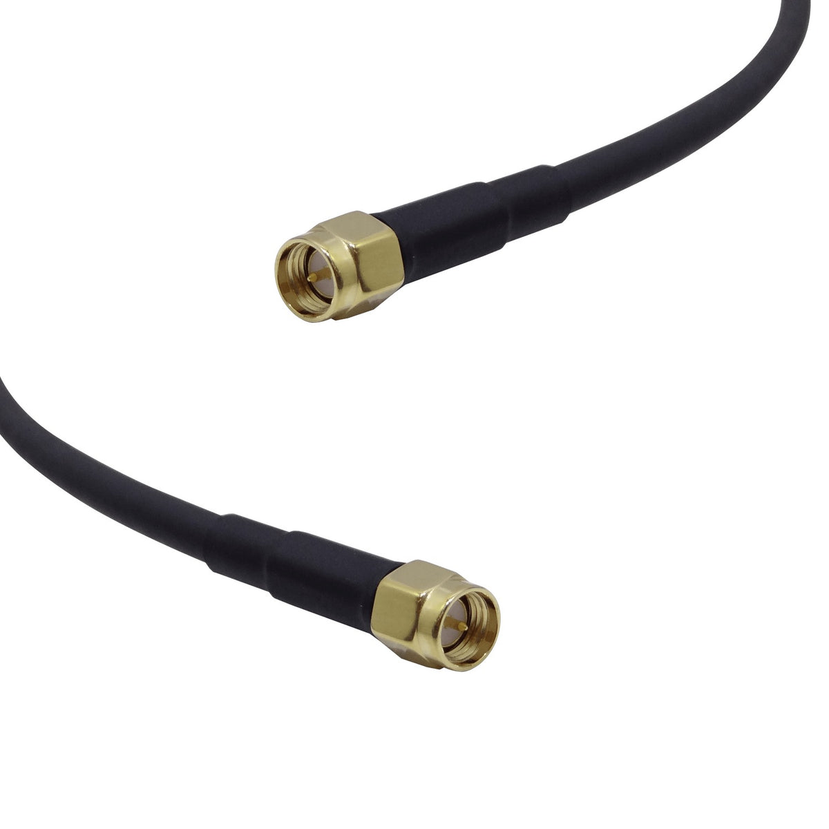 C1-SMSM1 Mikrotik 100cm Conector SMA-Macho a SMA-Macho Cable Coaxial Negro 1m SMASMA
