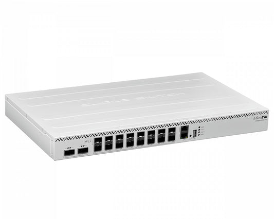 CRS518-16XS-2XQ MIKROTIK SWITCH 16 PUERTOS SFP28 2 PUERTOS QSFP28 100G NIVEL L6 FUENTE DUAL 220VAC INCLUYE CABLES C13