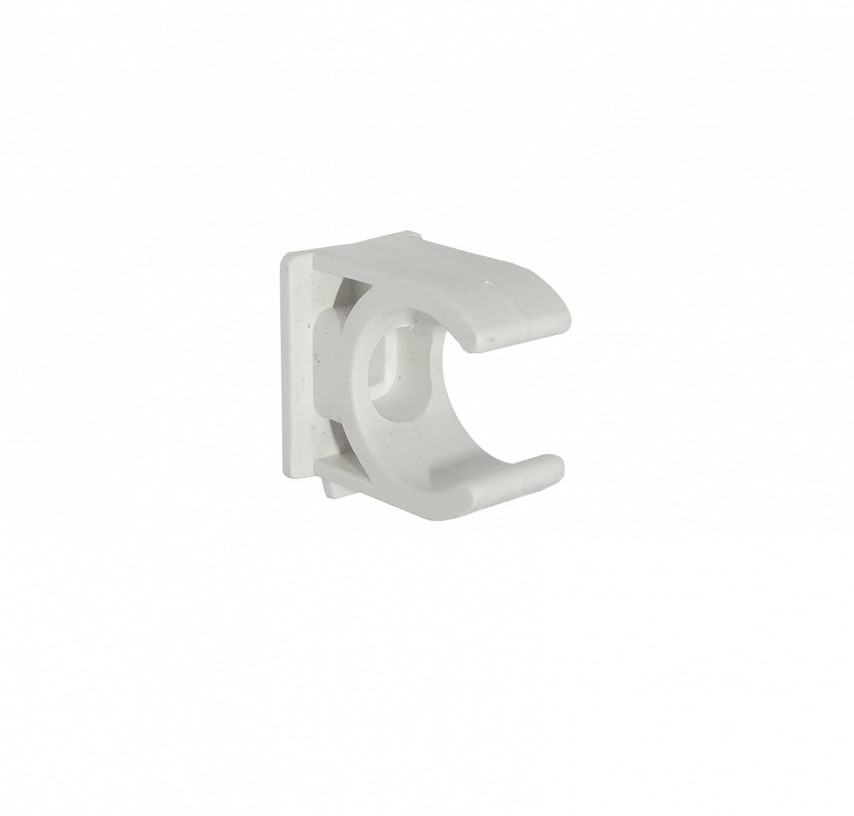 PVC16-A LINKCHIP 16mm Abrazadera de Sujeción Grapa para Cañería PVC Blanca Tornillo