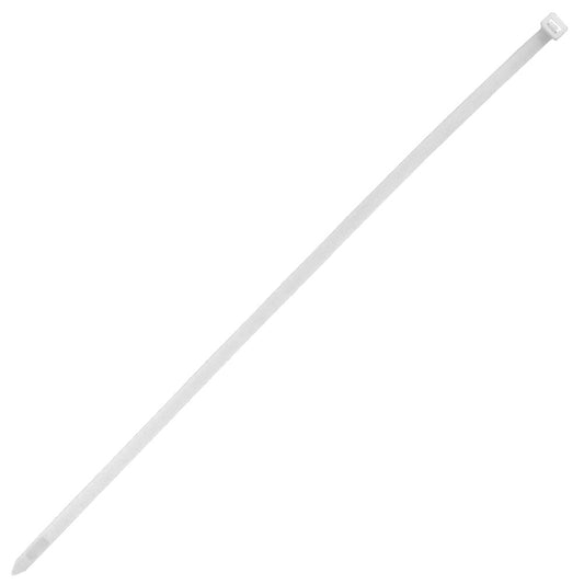 CV-74W. 50 unidades 400x7,2mm Blanca Sujetacables de Nylon 7.2x400mm