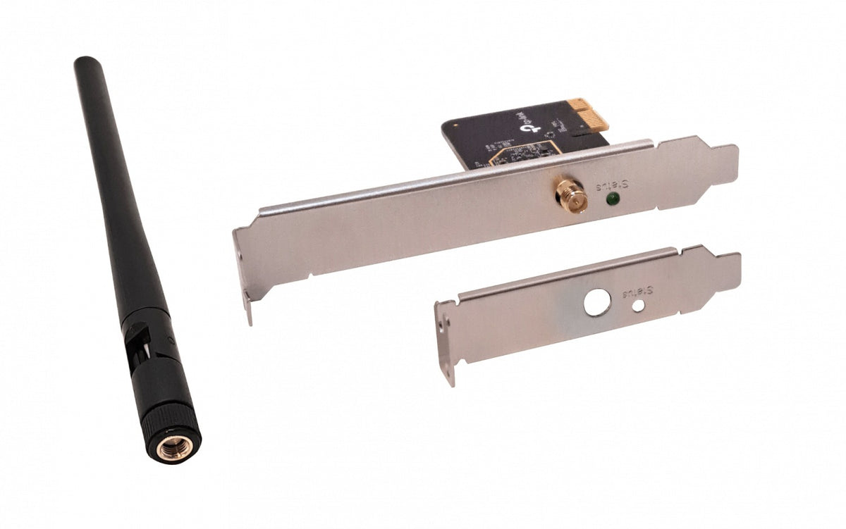 T2E TP-LINK Adaptador inalámbrico 633Mbps banda dual 2,4/5GHz interfaz PCI Express x1 con 1 conector RPSMA y soporte para perfiles alto y bajo