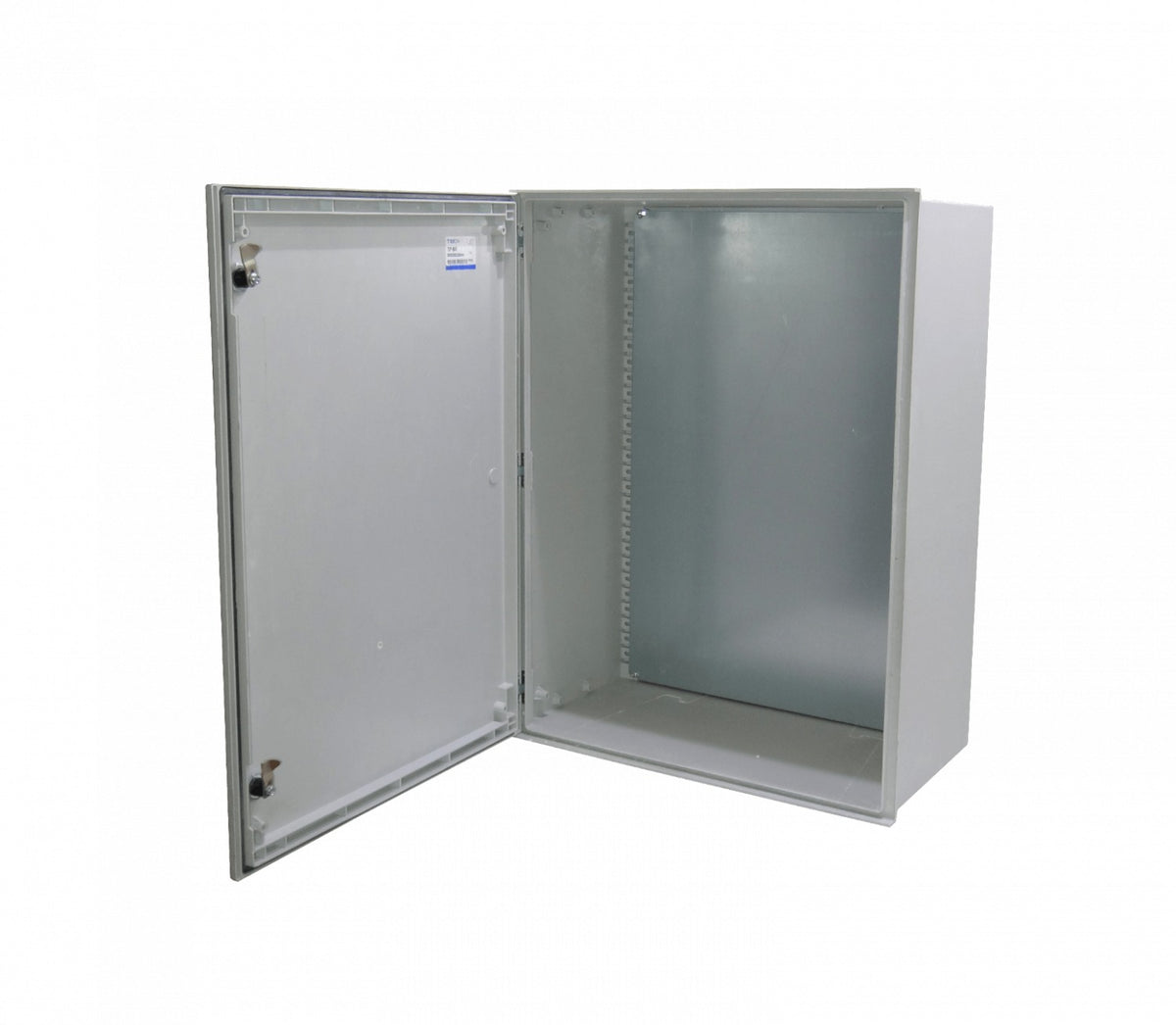 TIP-86 TIBOX 800x600x300mm Armario Estanco de Poliéster Gris IP65 RoHS con Placa de Montaje