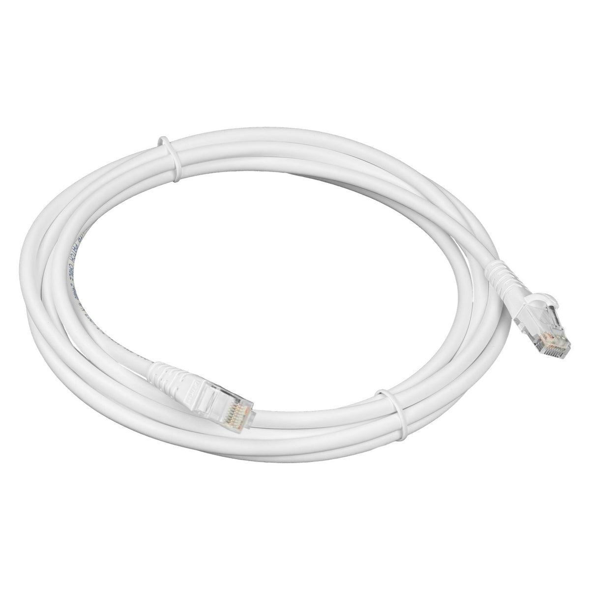 CP6W-30L LINKMADE Cable de conexión Cat6 U/UTP multifilar de 3 metros, color blanco, con cubierta LSZH e inyectado