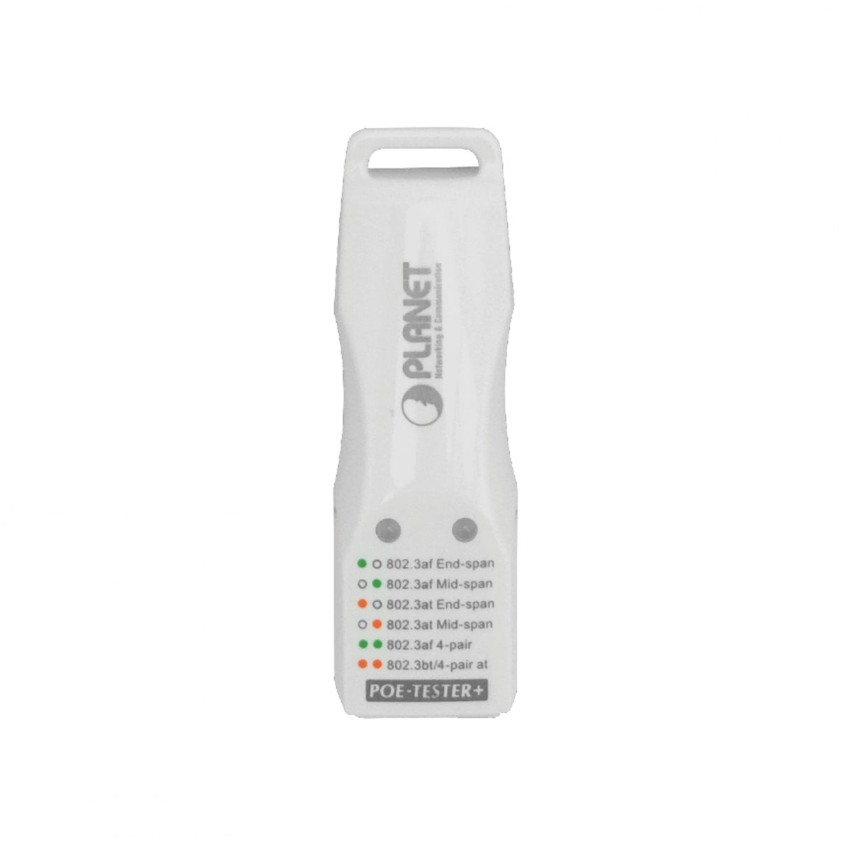 POE-TESTER+ PLANET Comprobador PoE++ af/at Indicador MID-SPAN END-SPAN 1-RJ45