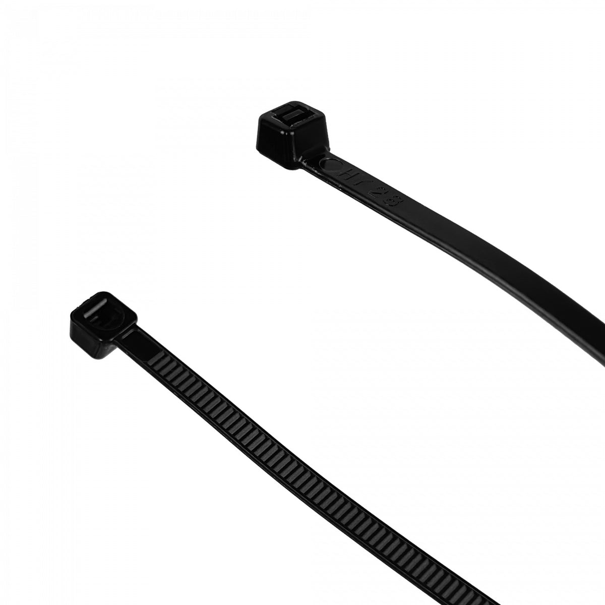 CV-435N. 50 unidades 350x4,8mm Negra Brida Plástica de Nailon 4.8x350mm