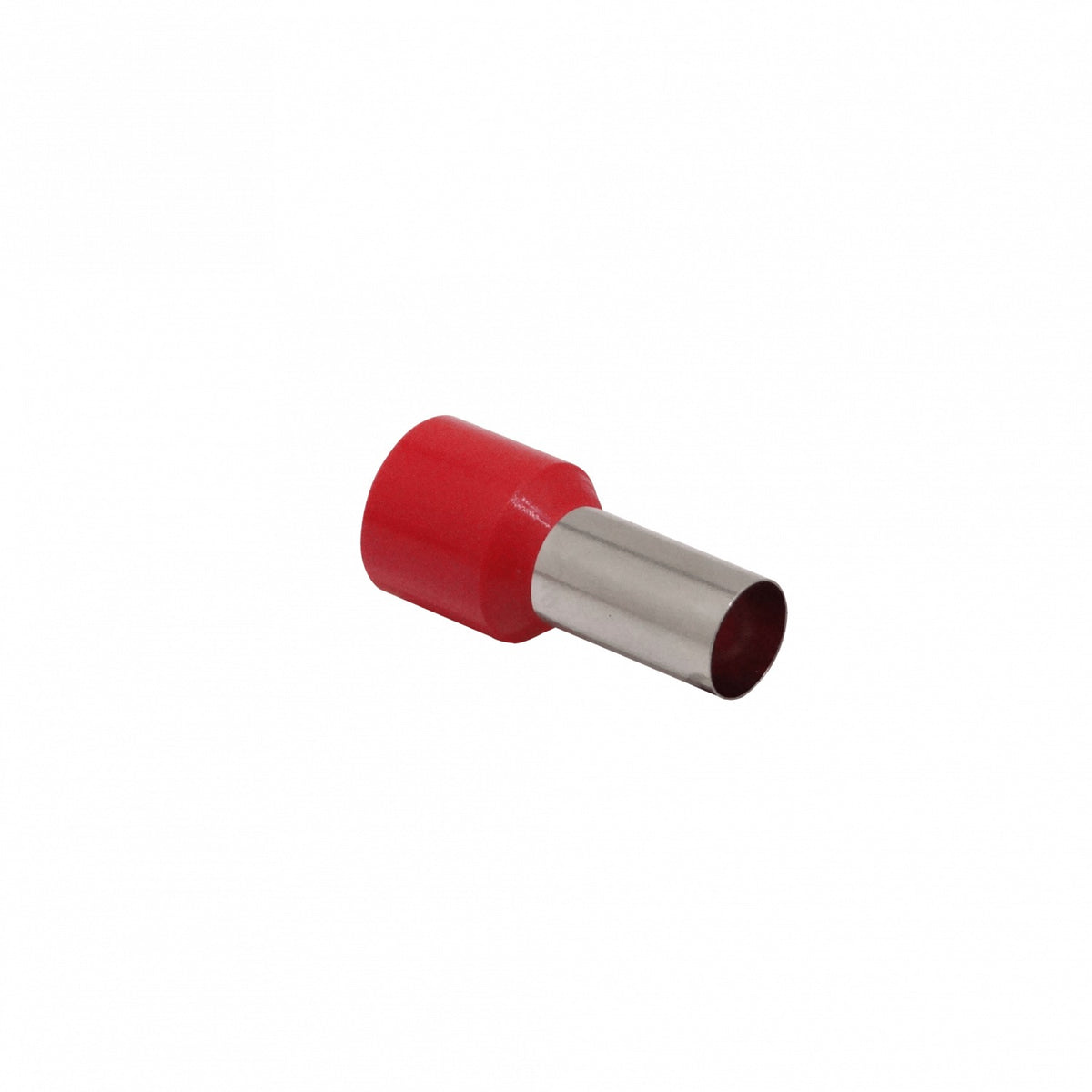E35-16-R Terminal Ferrul Aislado de Color Rojo para Crimpar, Calibre AWG2 (35,0mm²) con 16 Hilos de 30,0mm, Paquete de 25 Unidades