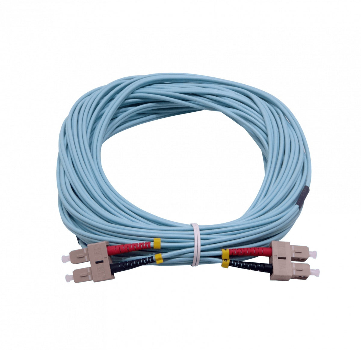 JF3CC15 LATIGUILLO FIBRA DÚPLEX MULTIMODO OM3 SC-SC 15 METROS 3.0mm 50/125µm LSZH