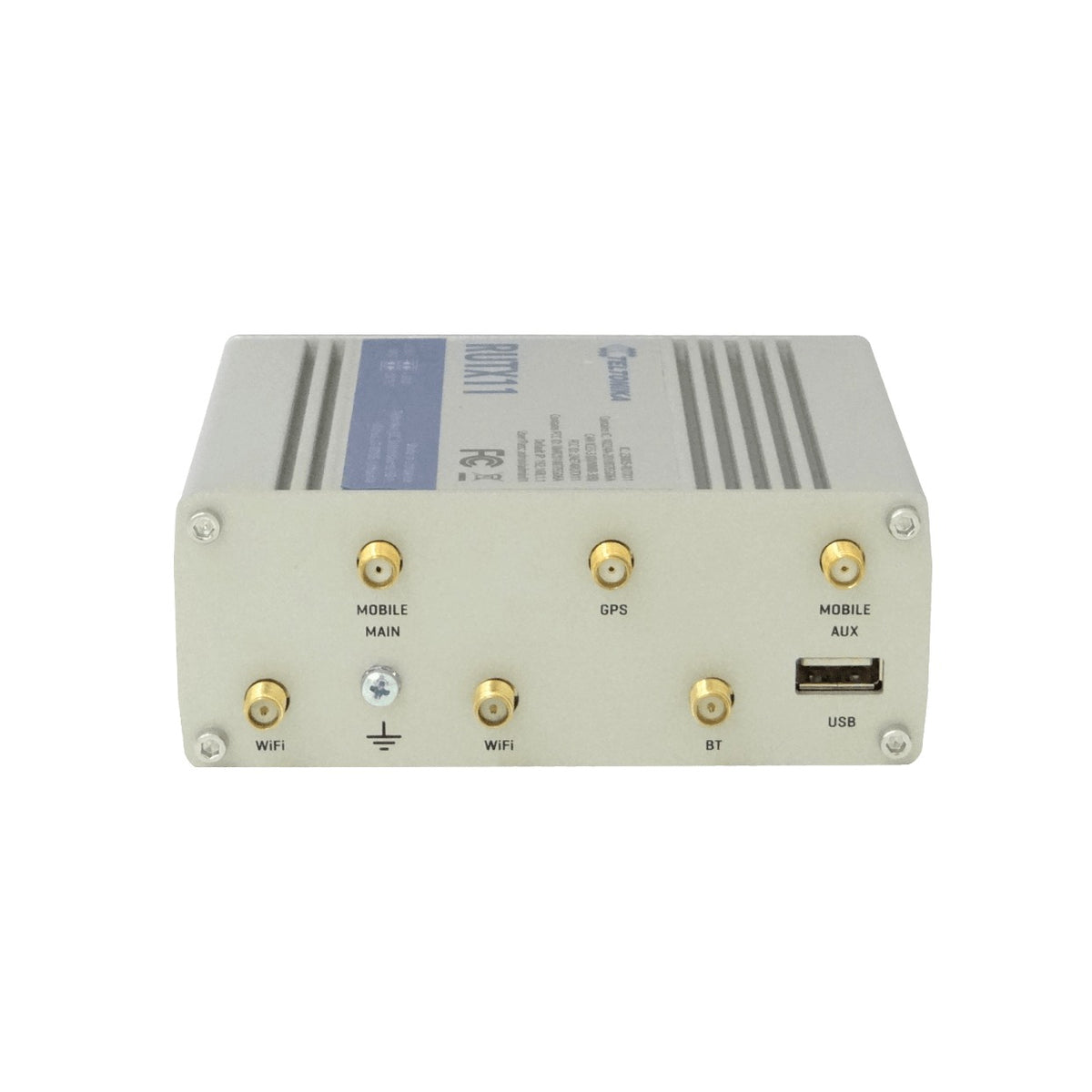RUTX11 TELTONIKA Enrutador Inalámbrico 4G/LTE-300mbps Doble-Sim 3-Antena-SMA 4-Puertos-1000 1-USB GPS