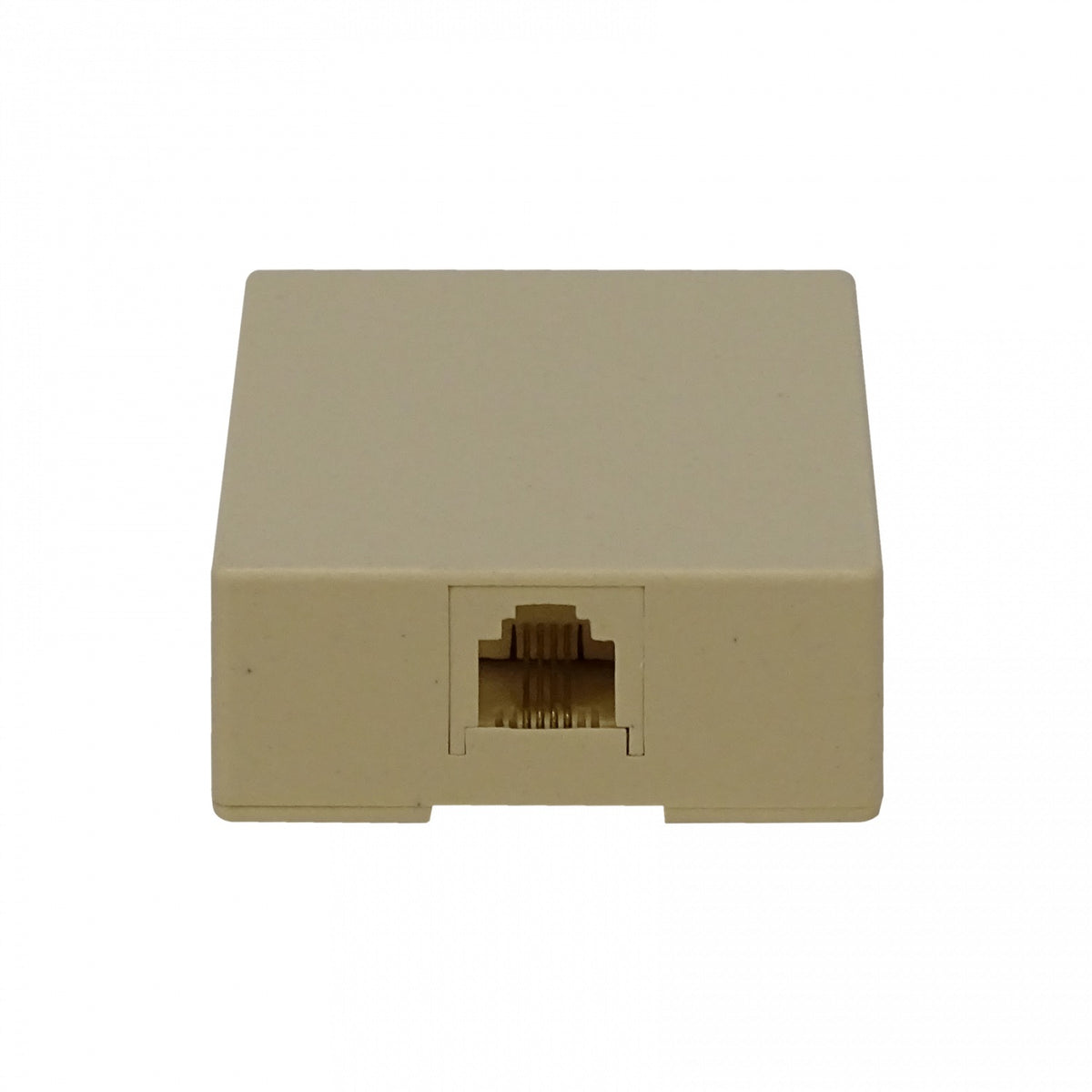 RST-11 Roseta de Superficie Blanca para Teléfono RJ11/RJ14 6P4C