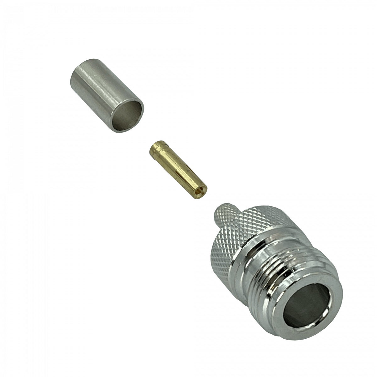 NH2C N-Hembra LMR195 RG58 Terminal Comprimible Coaxial