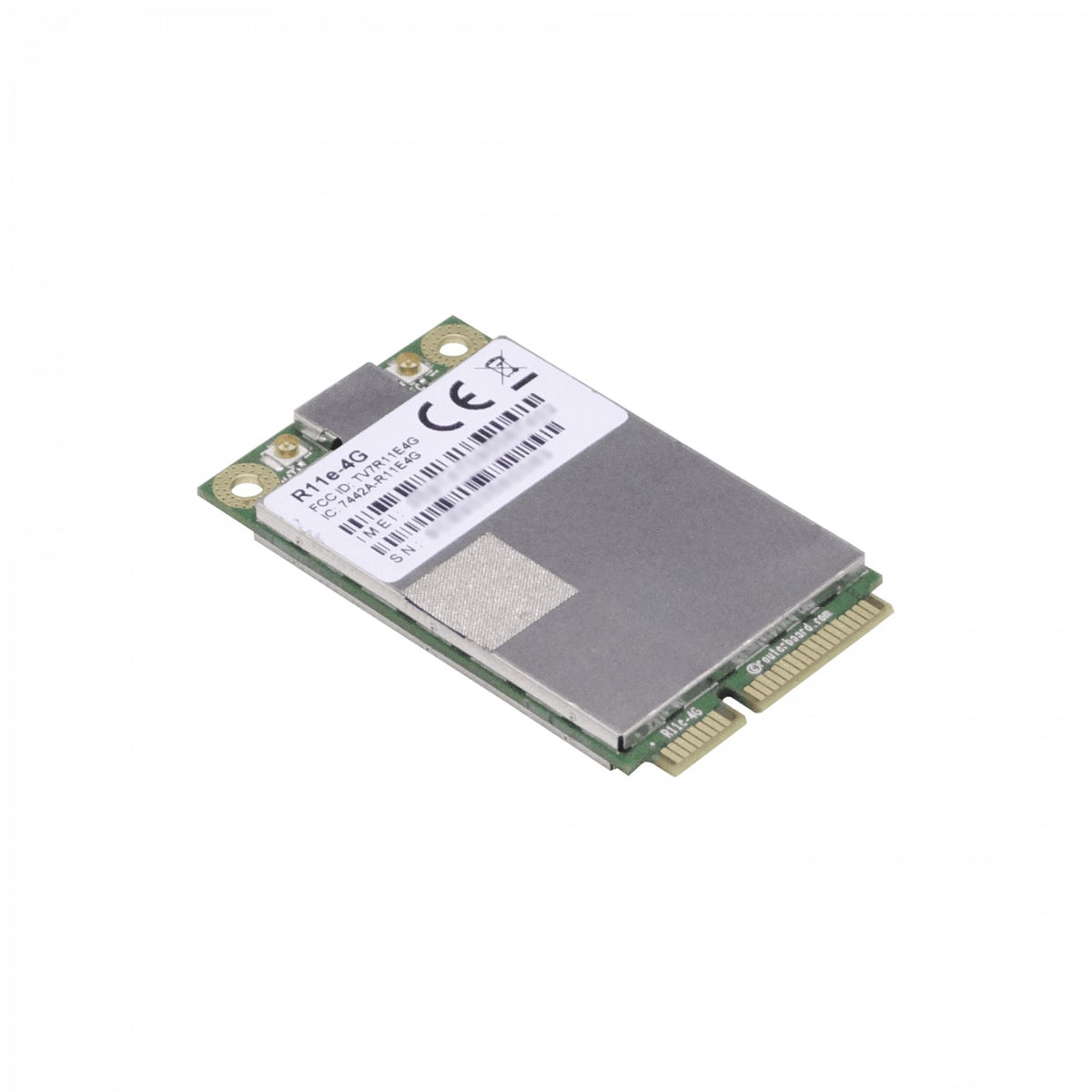 R11E-4G MIKROTIK 2-u.FL LTE Categoría 4 1800 2600 800 450 2500 3500 3700MHz miniPCIe