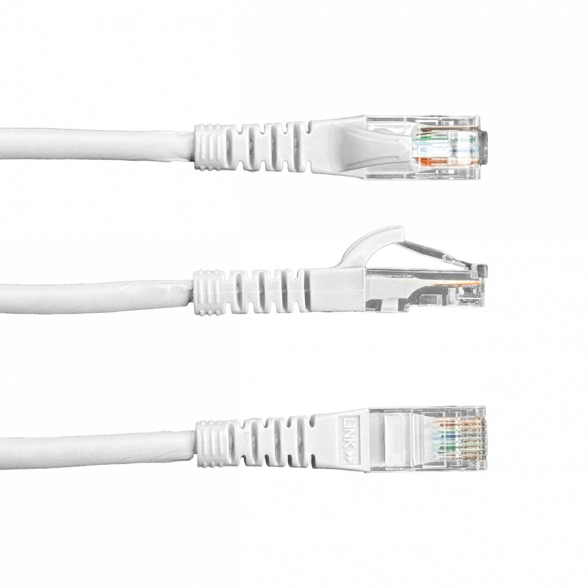 CPG-10L LINKMADE 1 metro Cat5E U/UTP Gris LSZH Cable de Parcheo Moldeado Multihilo