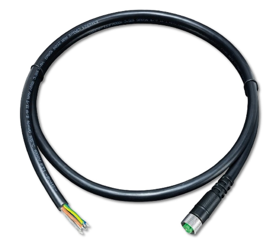 Cable de Poder M12 K-Coded 5 Pines Hembra a Cable Libre 1.5m CB-M12K5FF-150
