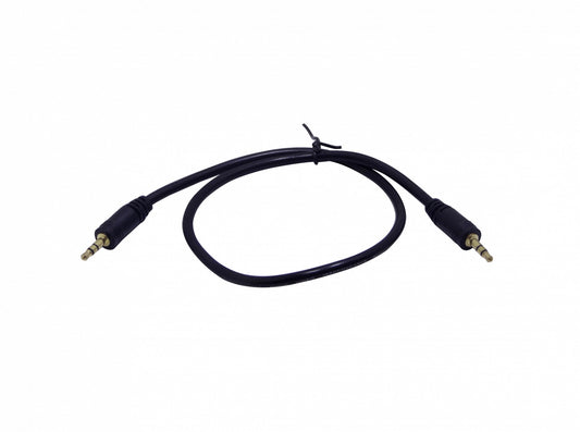 AUDIO-0.5M. Conector 3.5mm Macho-Macho Longitud 0.5 metros Cable Sonido Jack 1/8 50cm