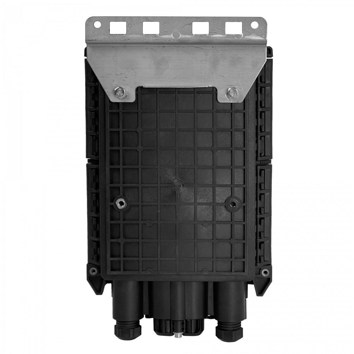 BOX-96N Caja de Empalme 4 Grandes 16 Pequeños 96 Fusiones 24 Coplas 38x24x130cm con Manga IP68