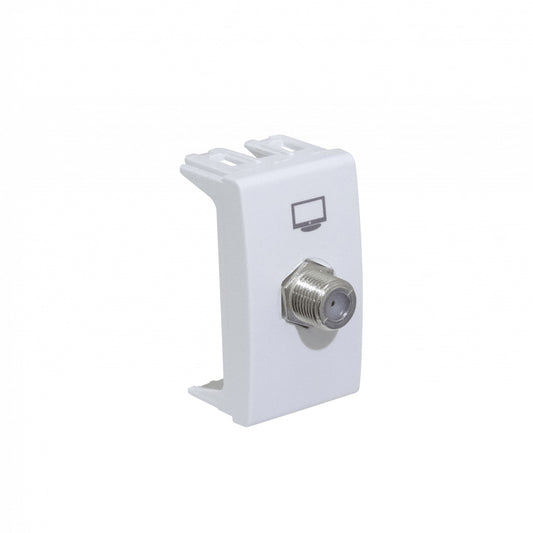 KEP-T KALOP Blanco Toma de Televisión por Cable Pin Fino Hembra-Hembra Coaxial F-H/F-H requiere/KEP-A KL40291