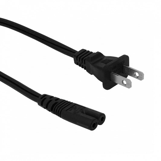 CAM8 Macho-Americano a Hembra-Tipo-8-C7 Cable de Alimentación 1,4 metros 140cm sin-Tierra
