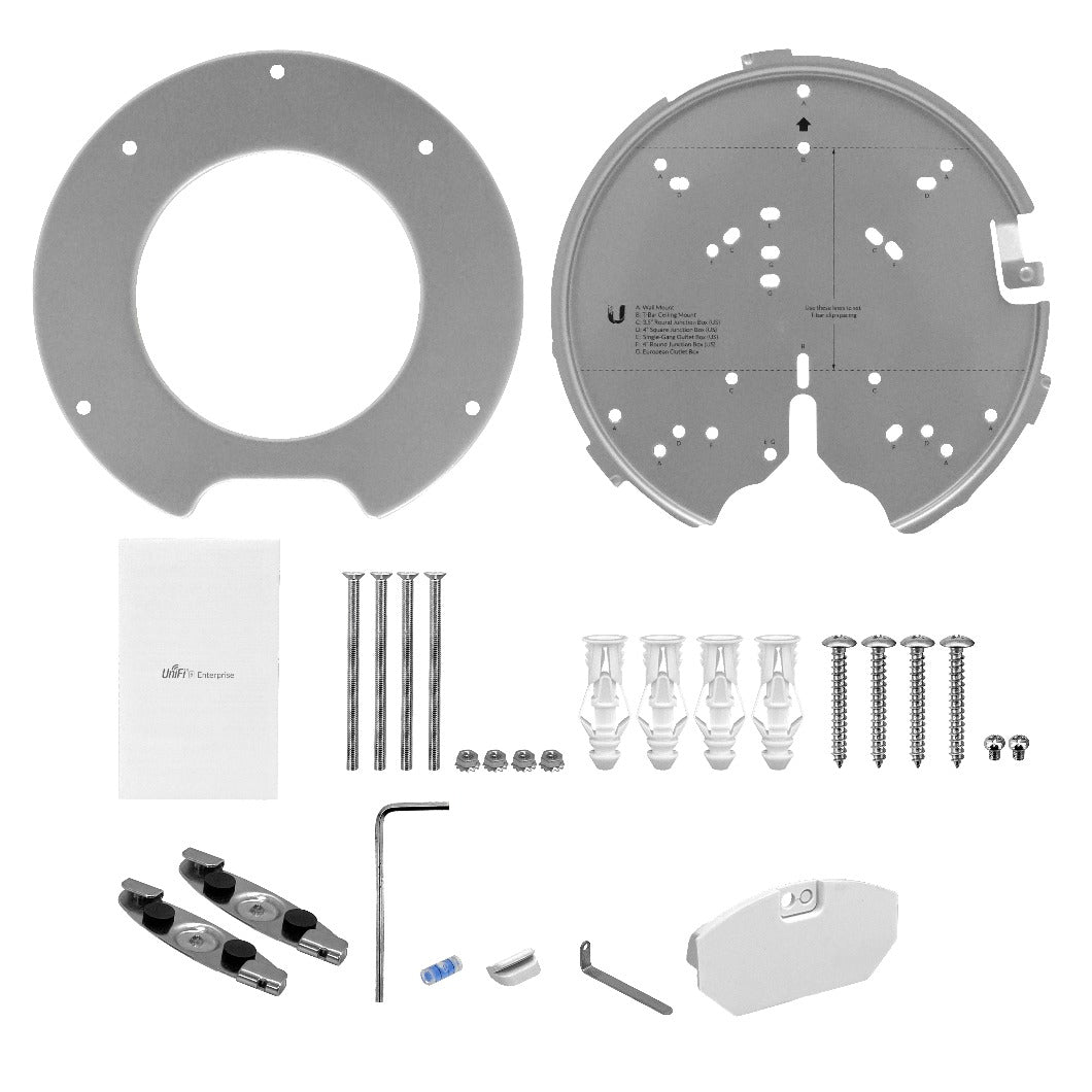 U6-ENTERPRISE. Interfaz 2x4x4 WiFi6E 1-2500 10Gbps 2,4/5/6GHz 6/5/3dBi requiere-PoE48V/22W U6-ENTERPRISE-EU UBIQUITI
