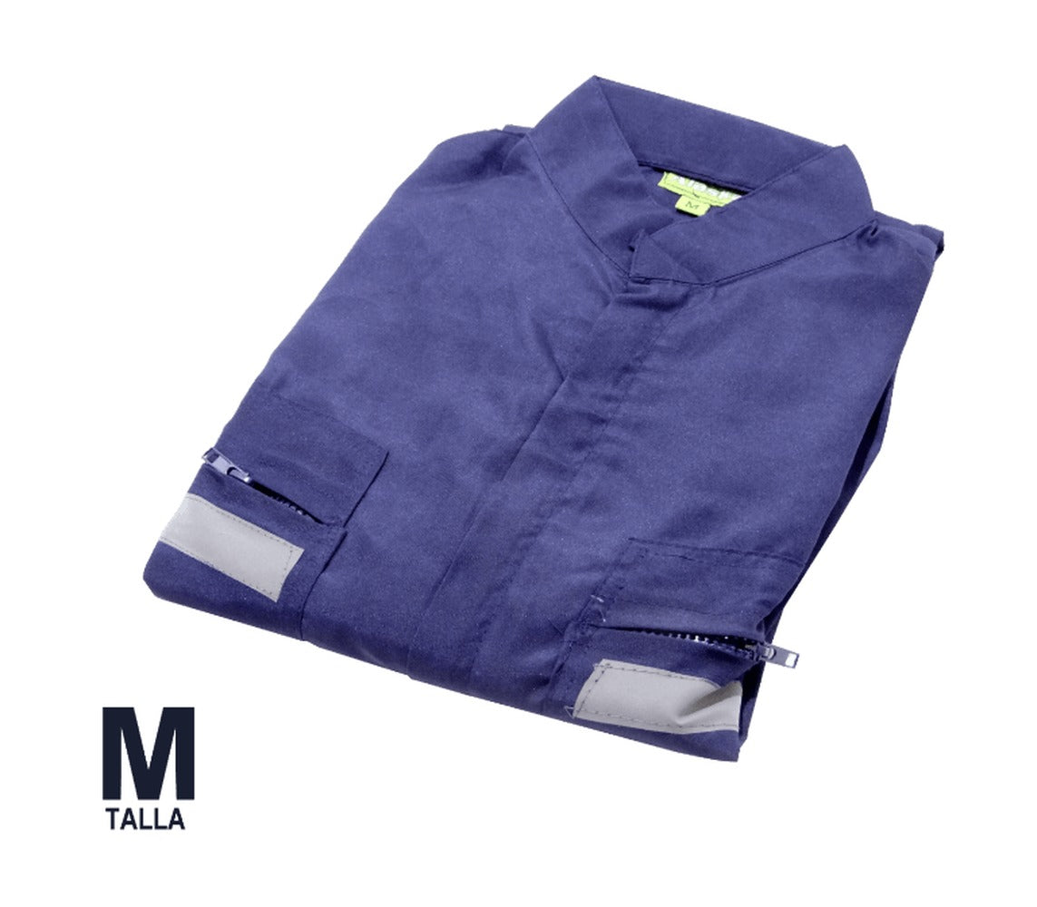 OVEROL-MA M Azul 44/46 Alt-172cm Overol Poplin Cintas-Reflectantes Poliester