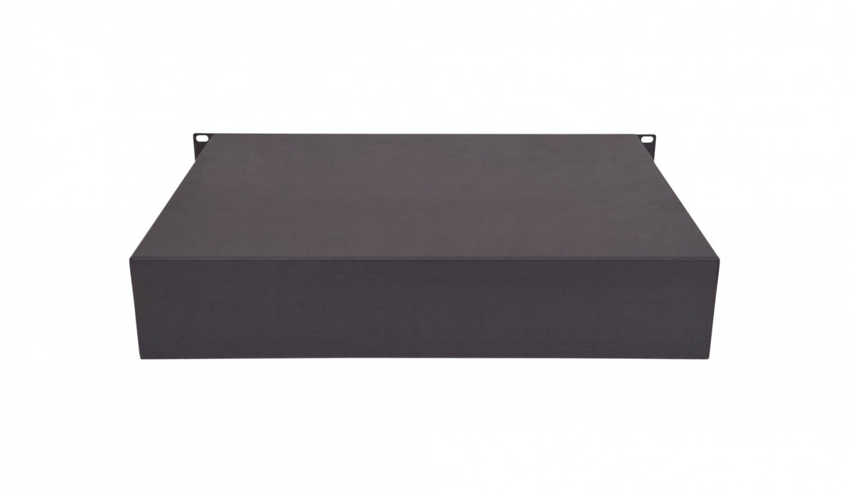 RAC-2U LINKMADE 2U Gaveta 2-Llave Negra para Bastidor Altura-2-RU Fondo-30cm
