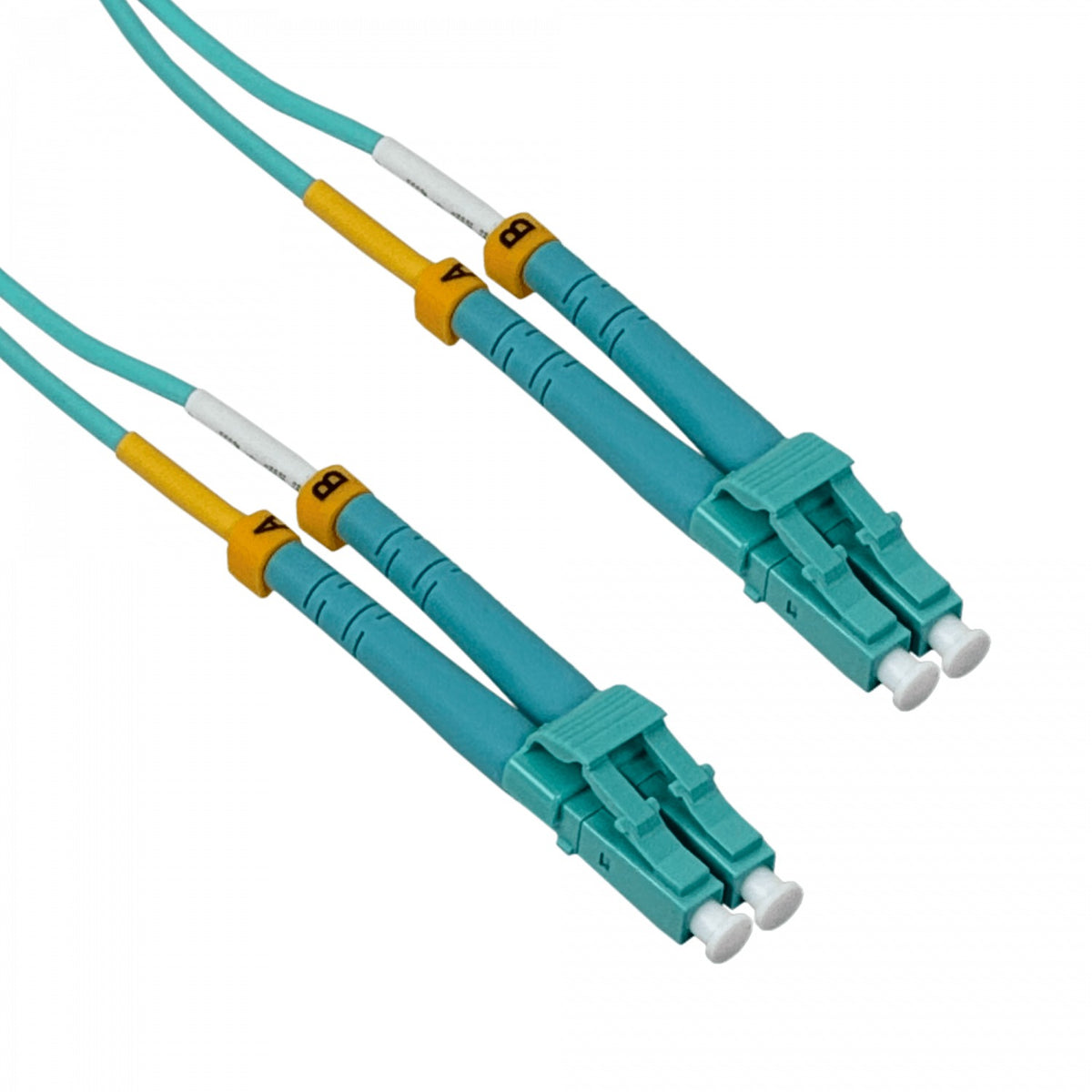 UOC-2. Cable puente de fibra óptica UI de 2 metros LC-LC OM3 multimodo dúplex, diámetro 2 mm, 50/125 µm, UACC-OFC-MM-2M UBIQUITI