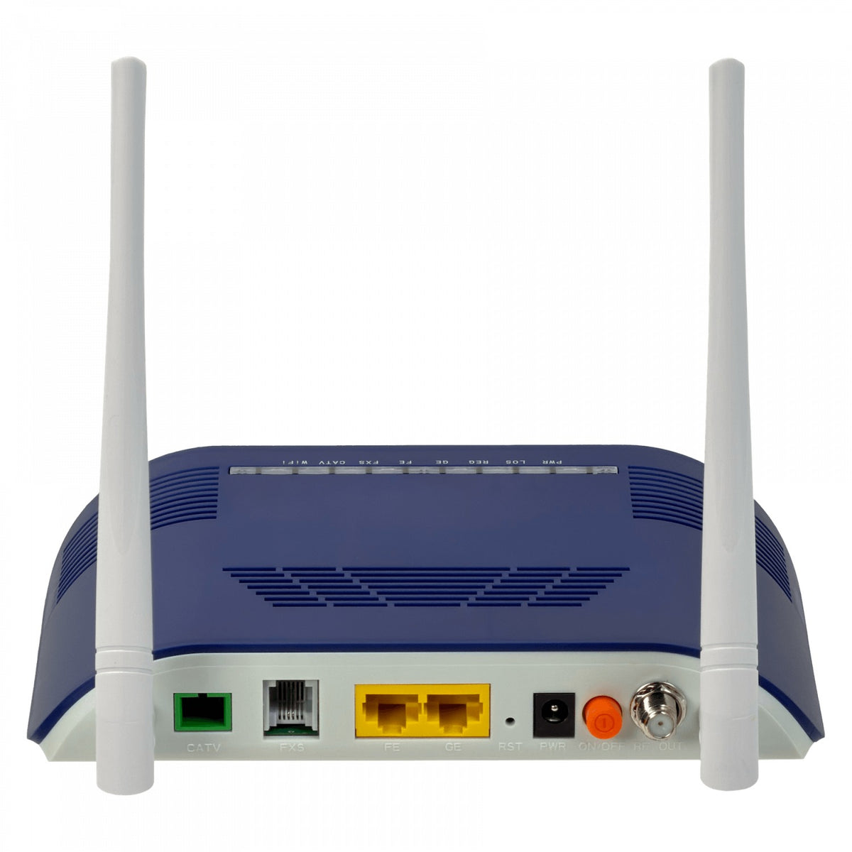 WK-3800CW WOLCK Terminal de Red Óptica XPON con CATV, RJ11, WiFi 2.4GHz, LAN 1-1000/1-100, PON-SC/APC-SM, incluye Fuente 12V