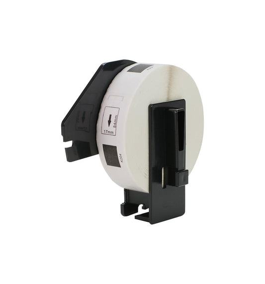 DK1204 BROTHER 17x54mm 400-Etiquetas Autoadhesivas de Papel Blanco para serie-QL
