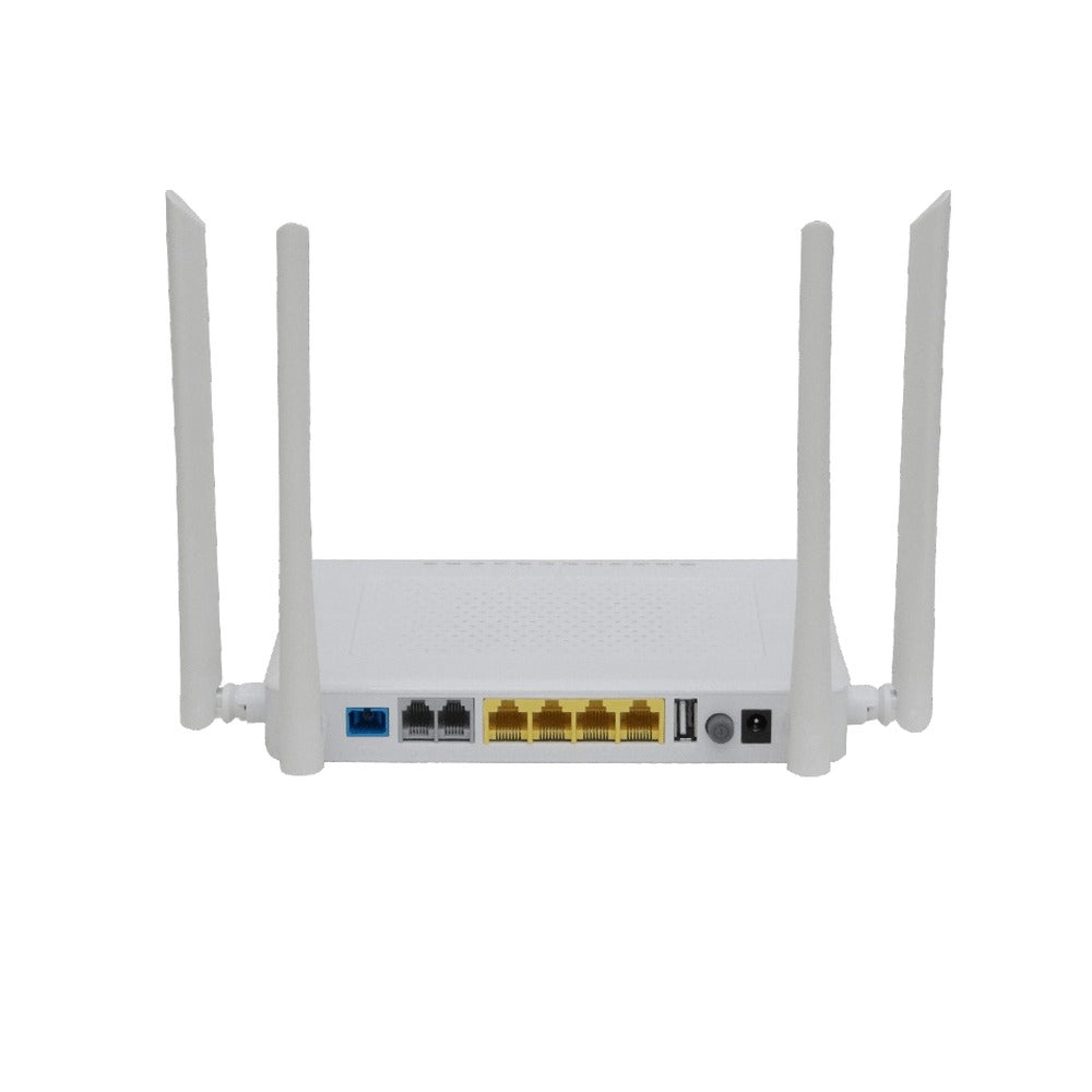 WK-3804AWT-LIQ. WOLCK XPON Punto de Acceso Reacondicionado 2,4/5GHz 2-RJ11-POTS 4-Gigabit 1-PON-SC/PC USB Incluido-12V