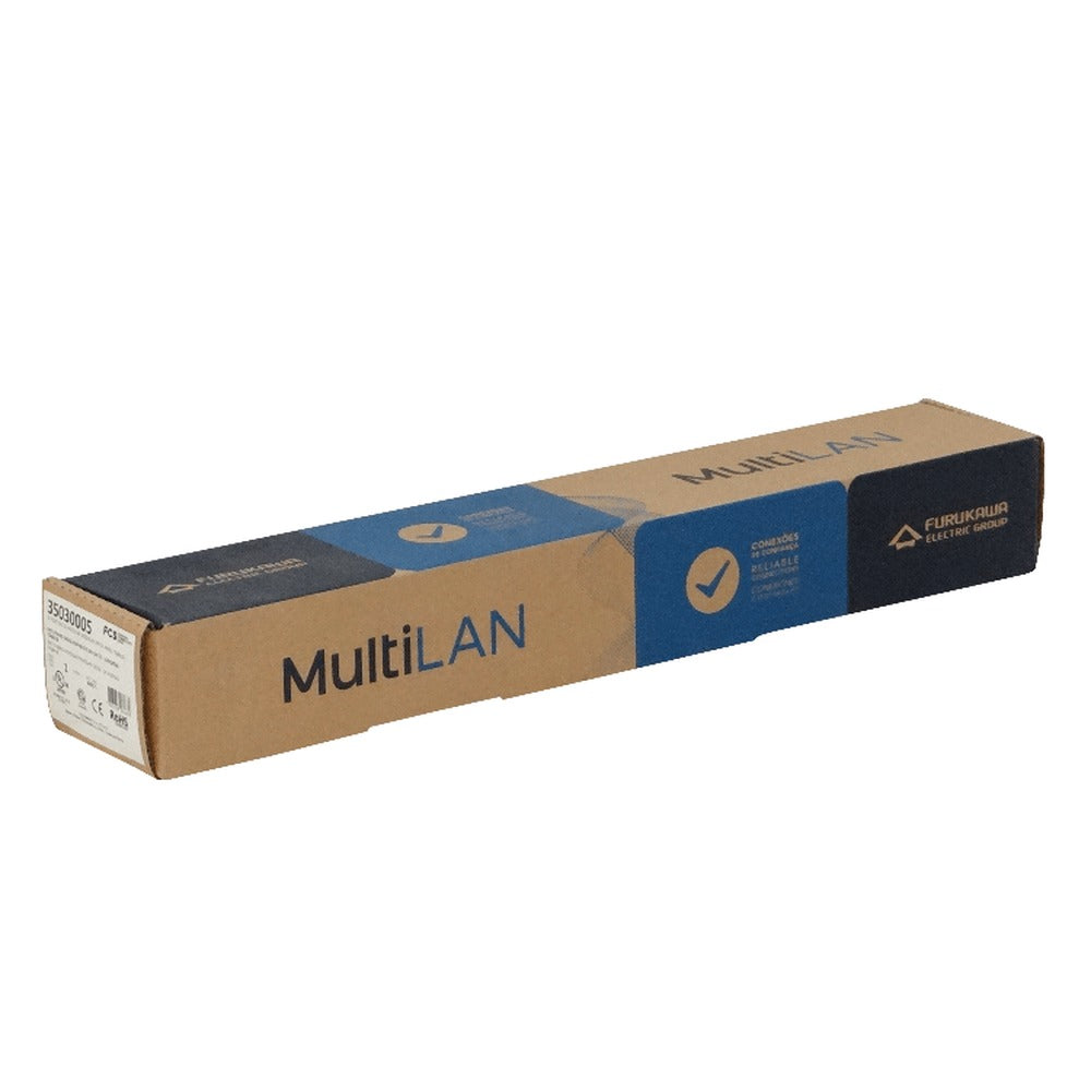 PP524F FURUKAWA 24-RJ45 Cat5e UTP PATCH PANEL 1U Multilan 35030005