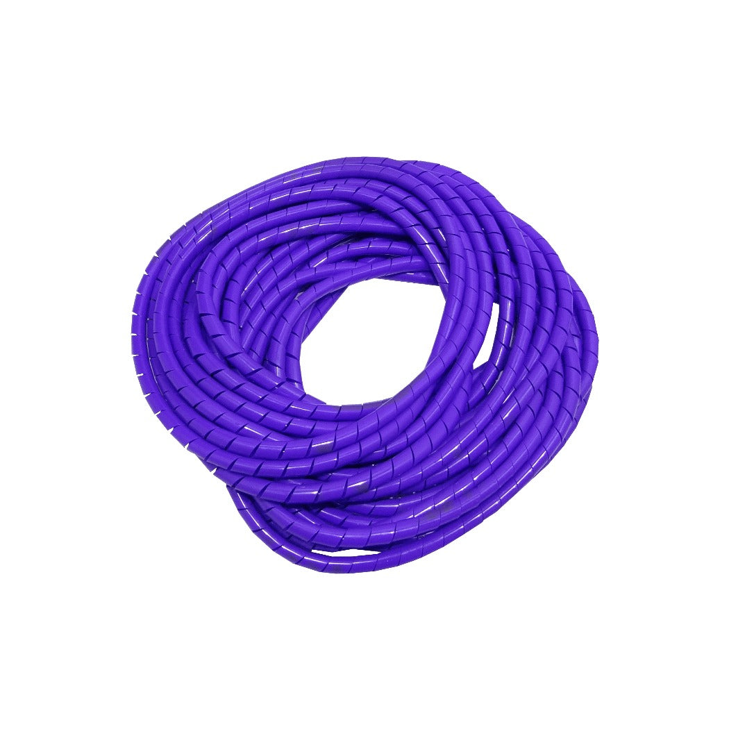 KS-12P PE Violeta 12 metros 12/15/0,85mm Helicoidal Sujeta Cable Organizador