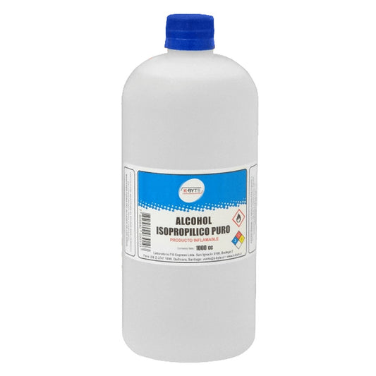 ALCOHOL-1 Envase 1000ml Alcohol Isopropílico 1Litro para Desengrase