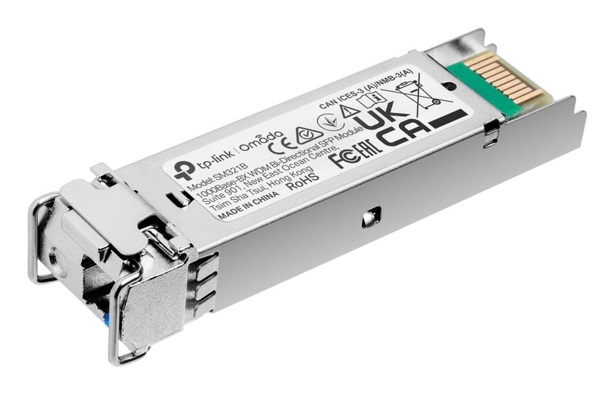 TP-Link Omada SM321B red modulo transceptor Fibra óptica 1250 Mbit/s SFP