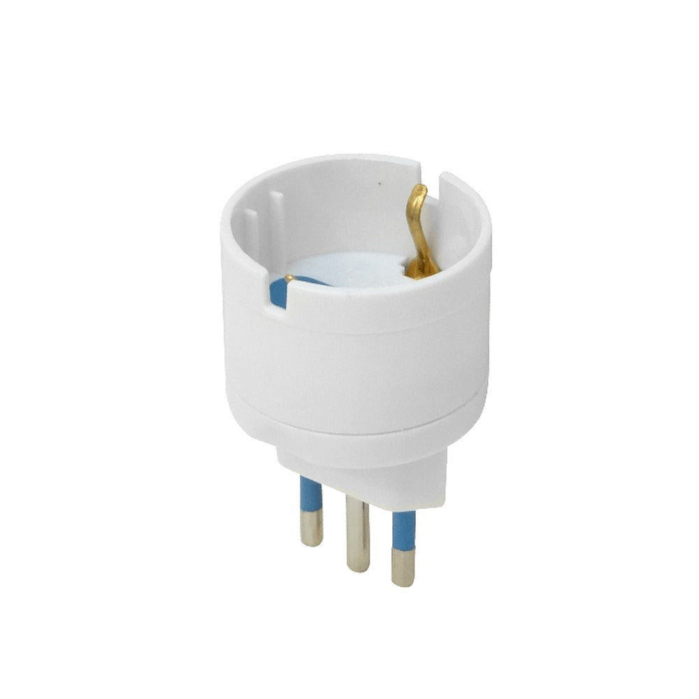 ADAPTASCHUKO 10A con-Tierra Aleman-Chileno sin-Certificacion Adaptador Enchufe