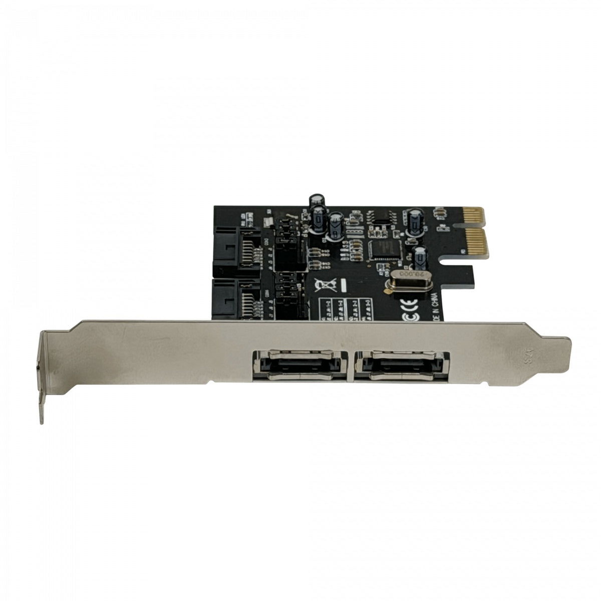 PCIE-SATA Tarjeta PCIe-x1 2-SATA3.0 2-eSATA3.0 PCIExpress ASM1061 asmedia