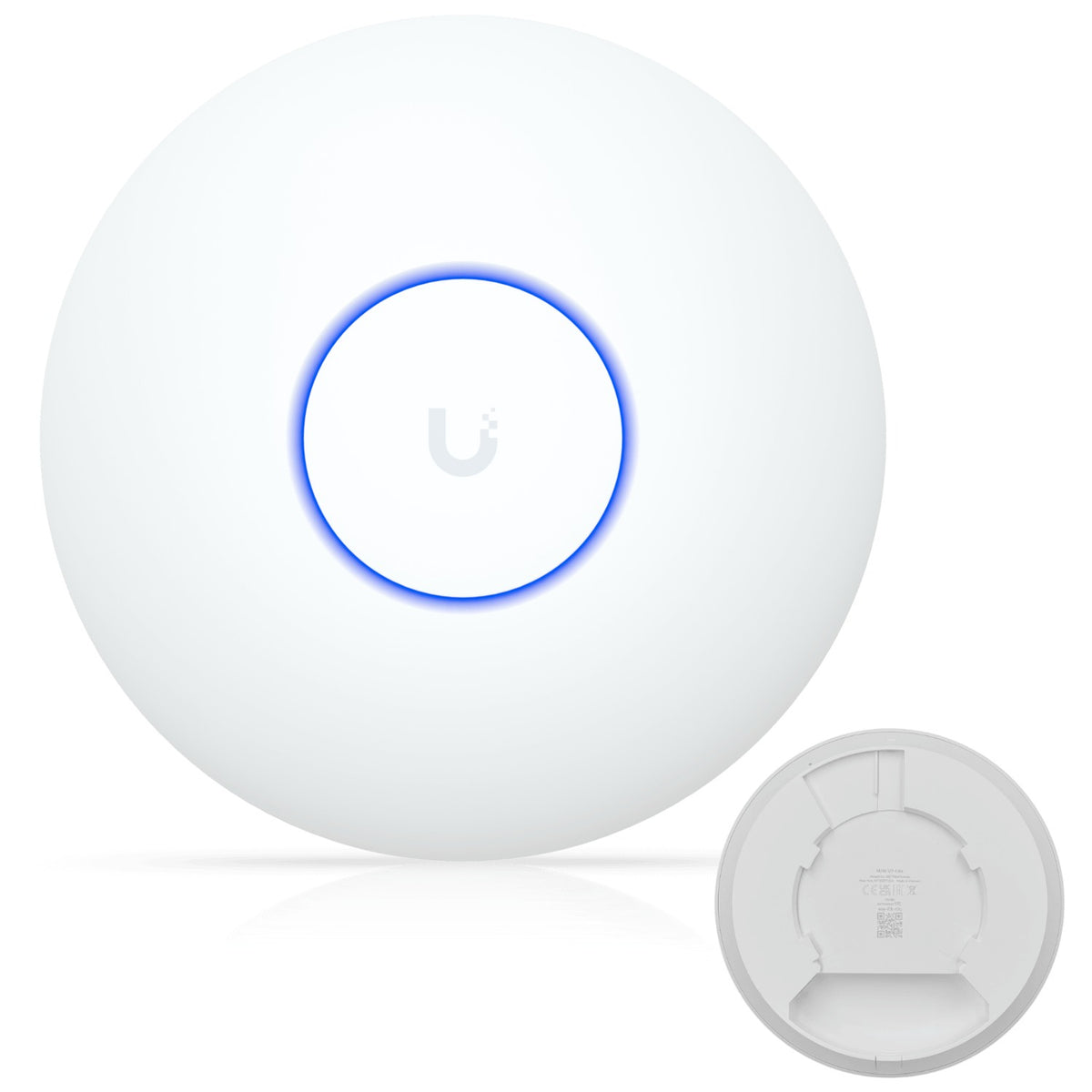 U7-LITE. UI Punto de acceso WiFi 7 de doble banda 2,4/5 GHz con velocidad agregada de 5 Gbps, configuración 2x2, puerto de 1 a 2500 Mbps, ganancia de antena de 4/5 dBi, requiere PoE++ de 30 W, consumo de 13 W, UBIQUITI