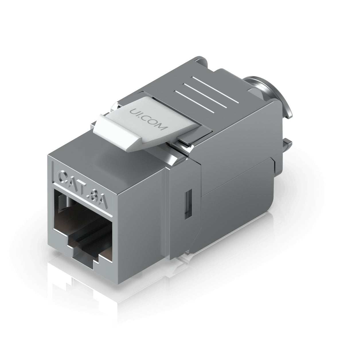 KJAU. UI UI 1u Cat6A STP FTP Blindado Punchab Metal RJ45 UACC-KEYSTONE-JACK-C6A UACC-KEYSTONE-JACK-C6A UBIQUITI