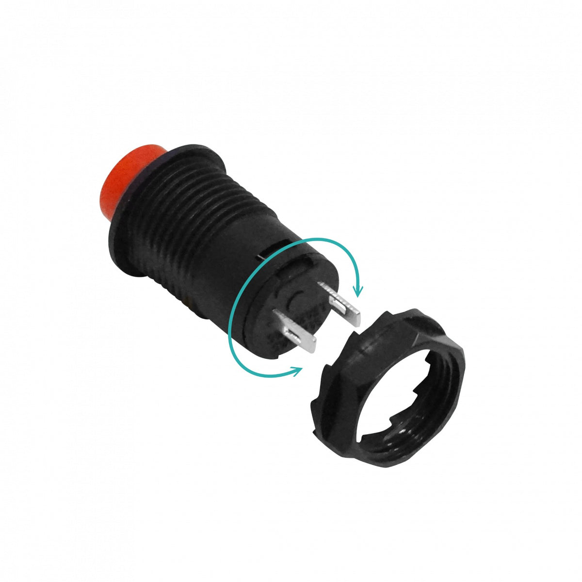 PULSADOR Botón Pulsador Normalmente Abierto NA SPST 2-pines Uso General 250V/1,5A 125V/3A