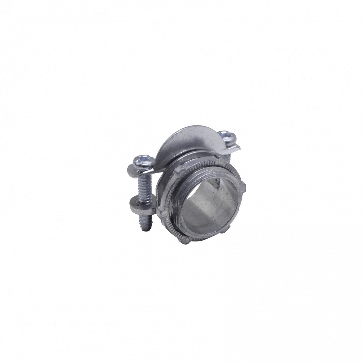 M34-CO Metalico 3/4-Pulg Union Tipo Clamp Romex para Conduit Flexible c/Hilo