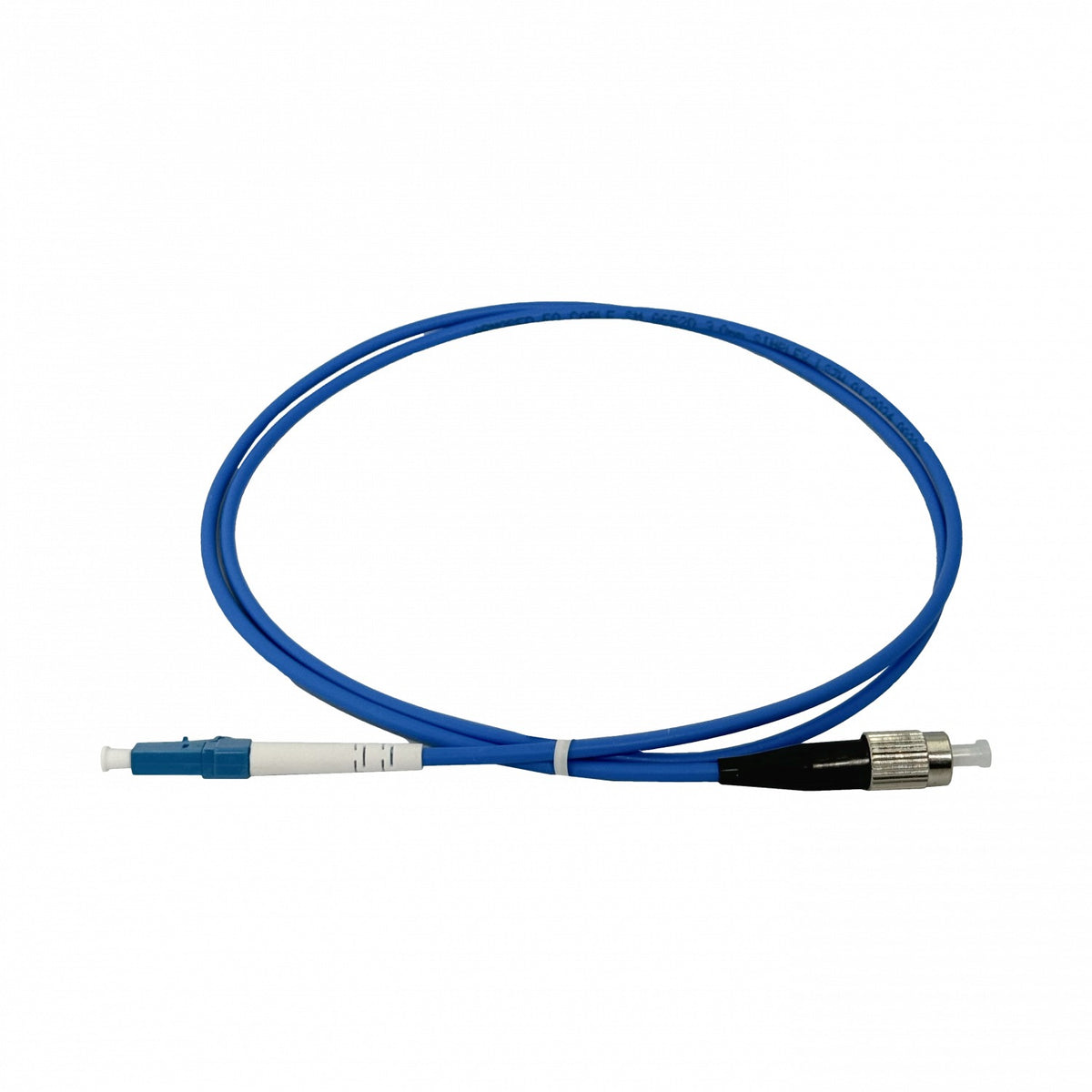 JBSLF1 LSZH Armado 1mt LC-FC SM Simplex Latiguillo Fibra 3.0mm 9/125um