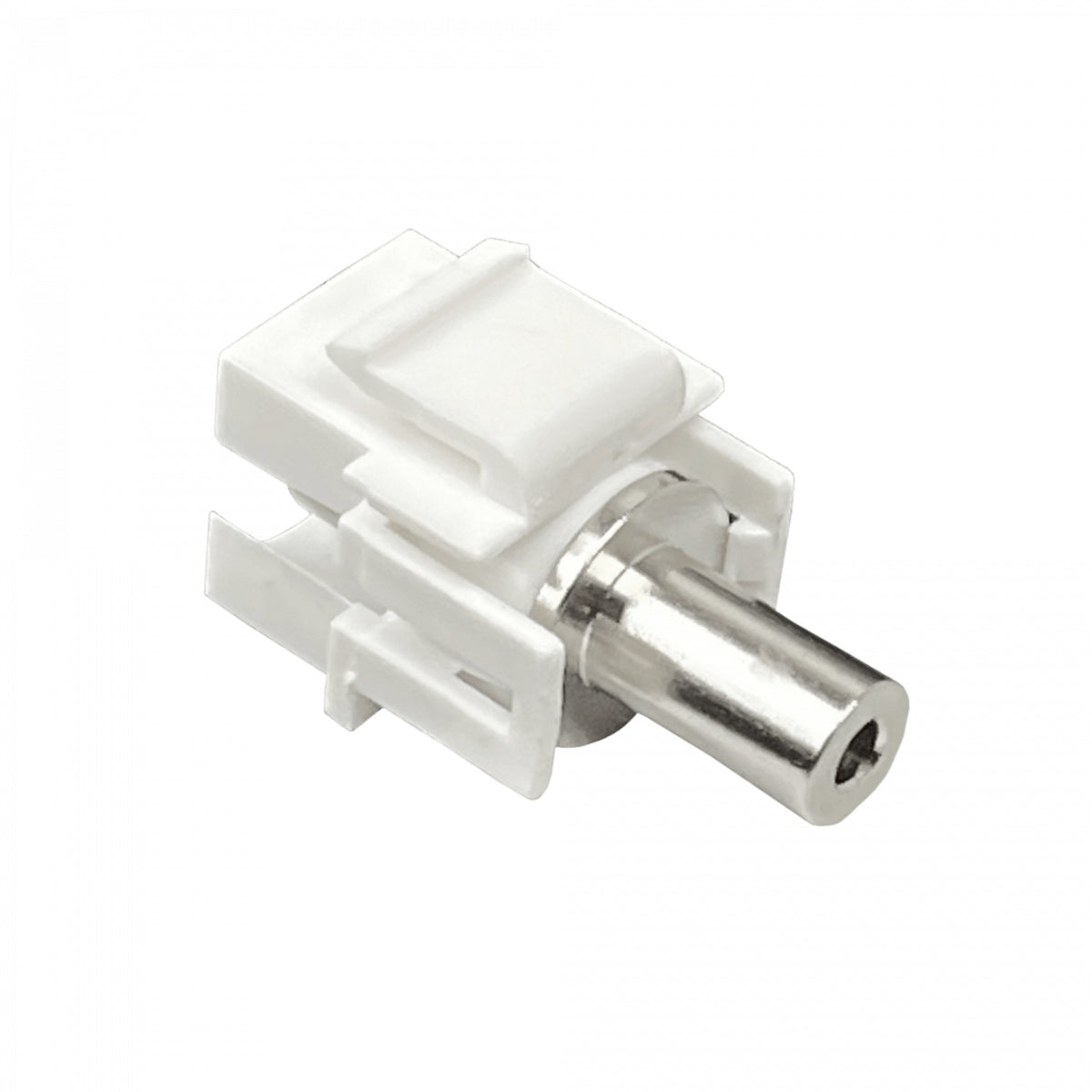 K35L 3.5mm Keystone Audio-Hembra-Hembra 3,5mm-HH Blanco Phone-1/8