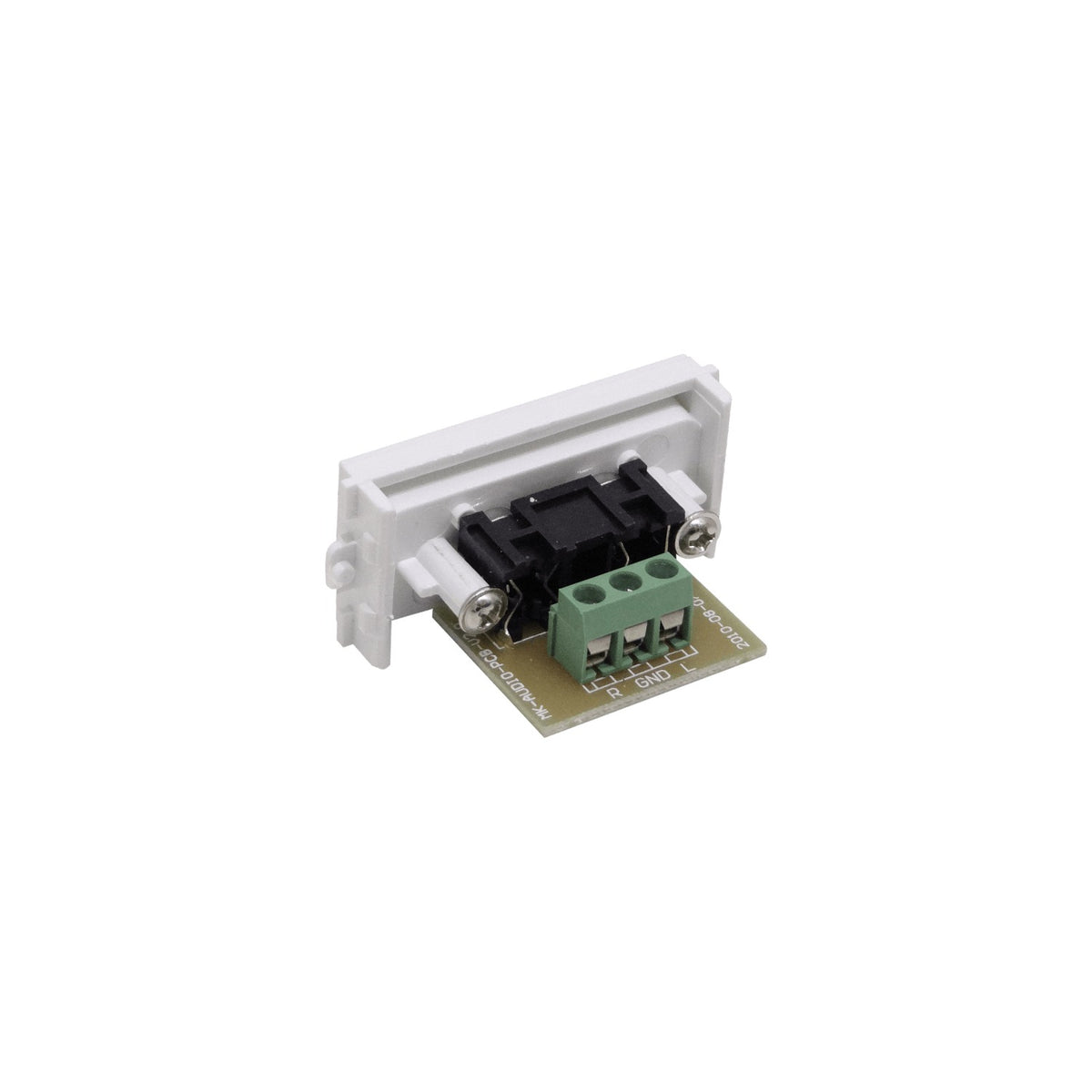 FQA2R Accesorio 2-RCA-Hembra Soporte-3 posiciones para Bastidor Multimedia FQ1-FQ2-FQ3