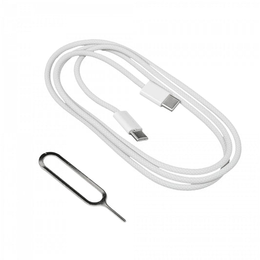 CC1-G Incluye Sujetacables 1 metro Macho USB-C a Macho USB-C 100cm Tipo-C 60W Cable USB con Trenzado